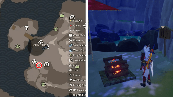 Secret Hot Spring Isolated Islet