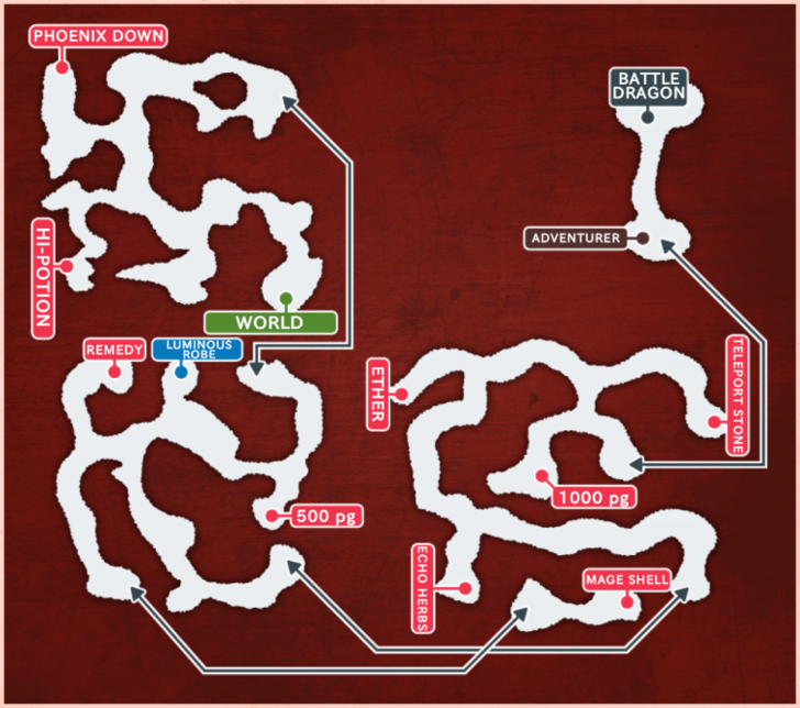 Vestment Cave Map