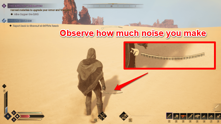 Avoid Attracting Sandworms