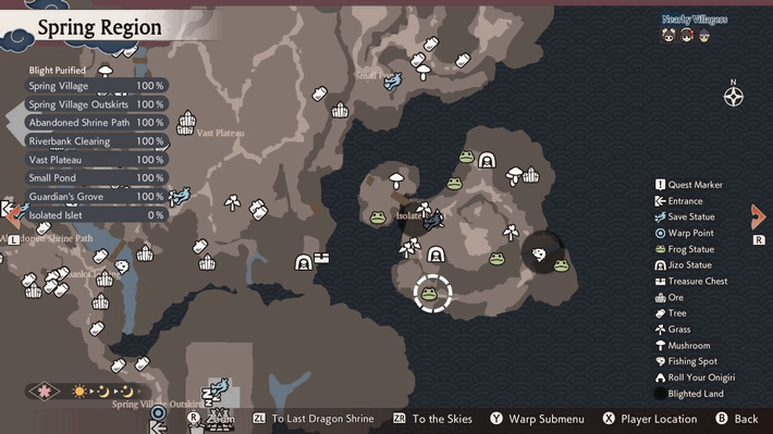 Frog Statue 45 Location