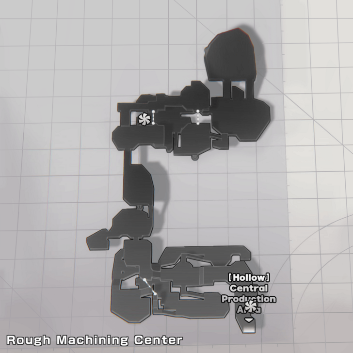 ZZZero Rough Machining Center Map