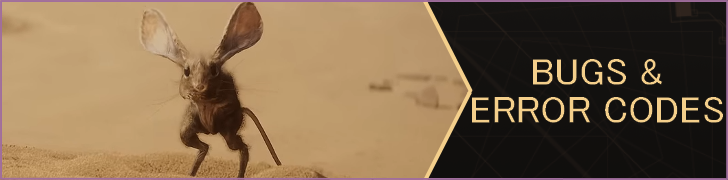 Bugs and Error Codes partial