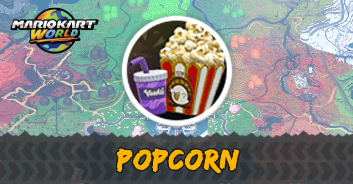 Mario Kart World - Popcorn Location and Outfits Unlocked