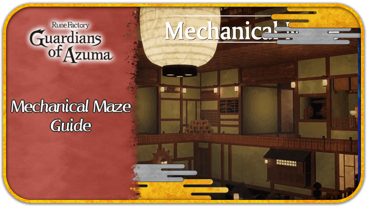 Rune Factory Guardians of Azuma Mechanical Maze Guide