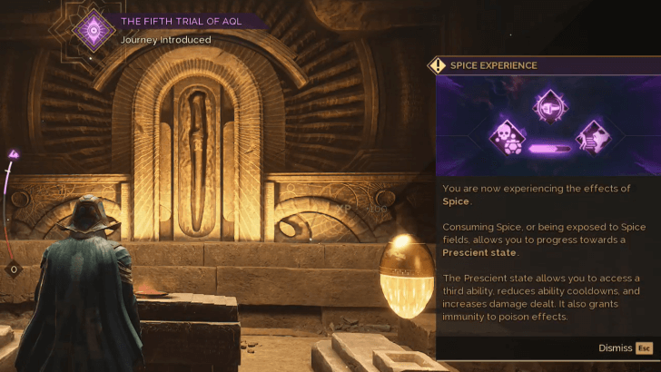 Spice Experience Tooltip