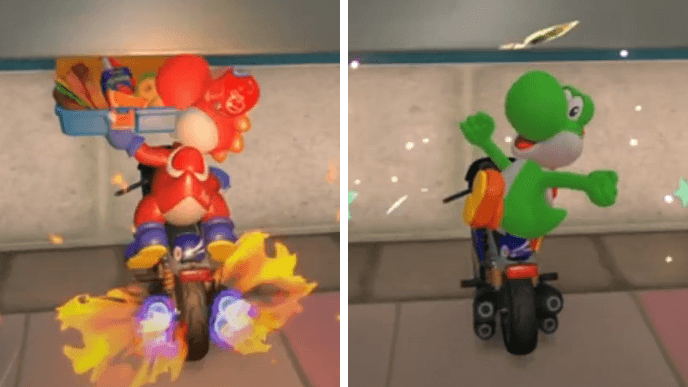 Mario Kart World - Reverts Back to Default Outfit