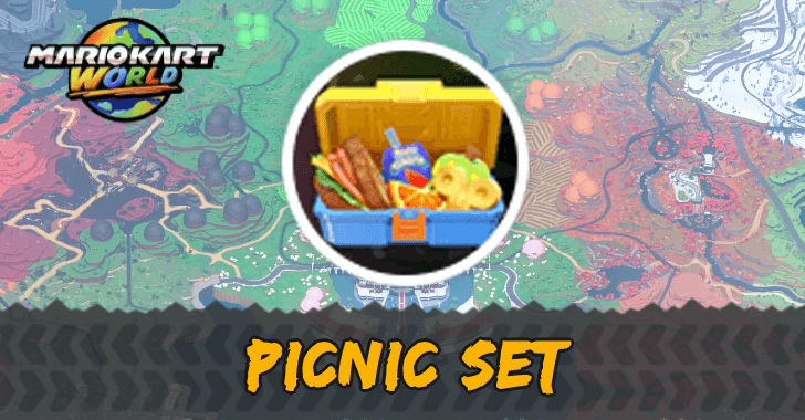 Mario Kart World - Picnic Set Location and Outfits Unlocked