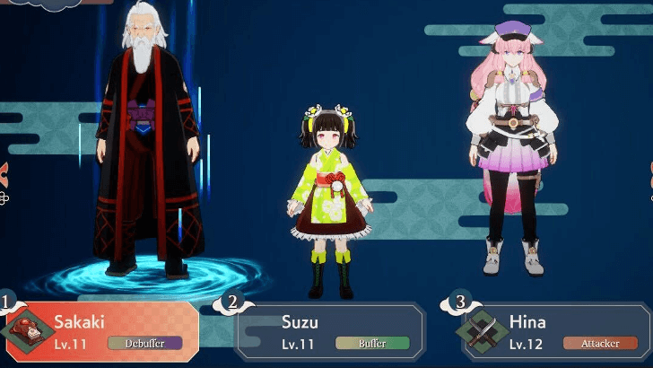 Attacker Buffer Debuffer Party Set up