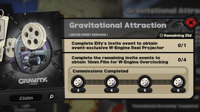 Get from the Gravitational Attraction Event