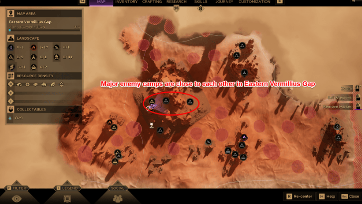 Eastern Vermillius Gap