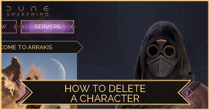 How to Delete a Character