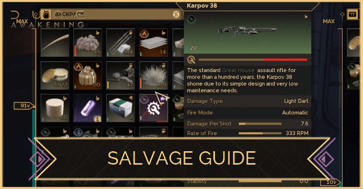 Salvage Guide