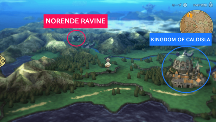 World Map Caldisla Region