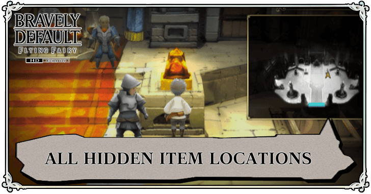 Bravely Default Flying Fairy HD Remaster - All Hidden Item Locations