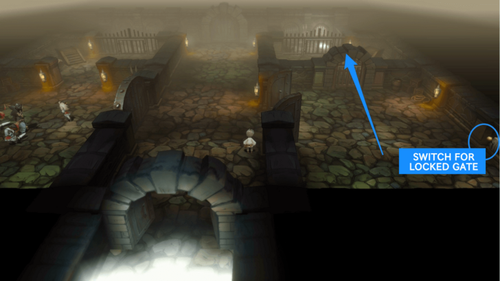 1F Ruins of Centro Keep Lever 1