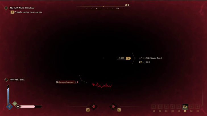 Worm Tooth Death Screen