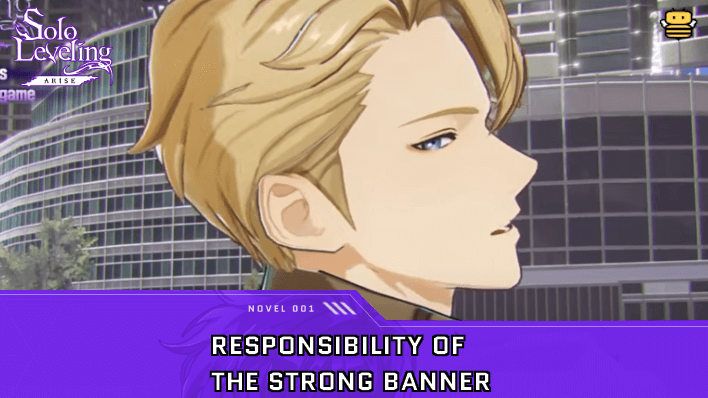 Solo Leveling Arise  - Lennart Niermann Responsibility of the Strong Banner