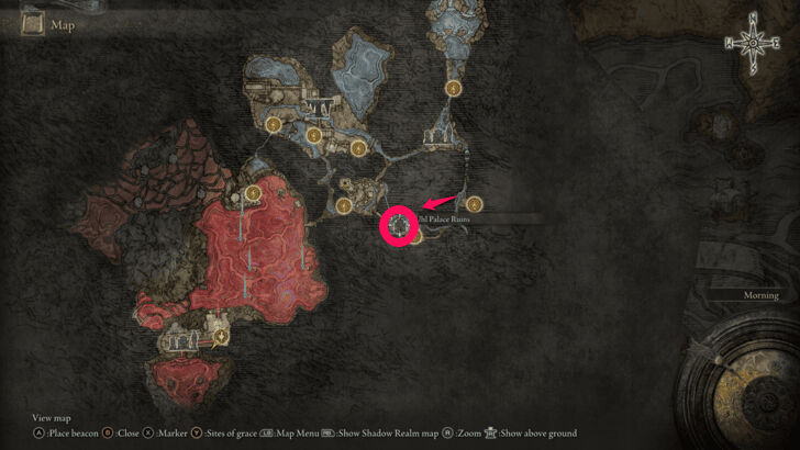 Elden Ring - Uhl Palace Ruins (South) Location