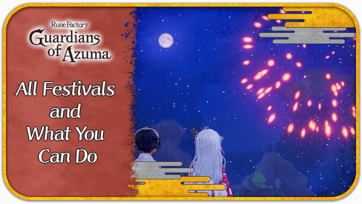 All Festivals and What You Can Do