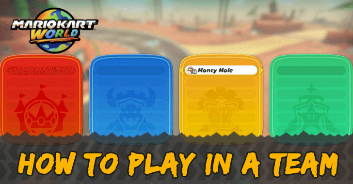 Mario Kart World How to Play in a Team