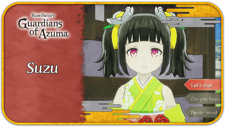 Rune Factory Guardians of Azuma Suzu