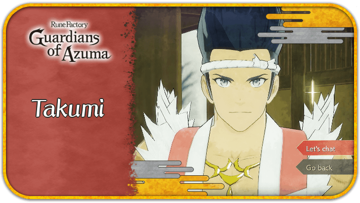 Rune Factory Guardians of Azuma Takumi