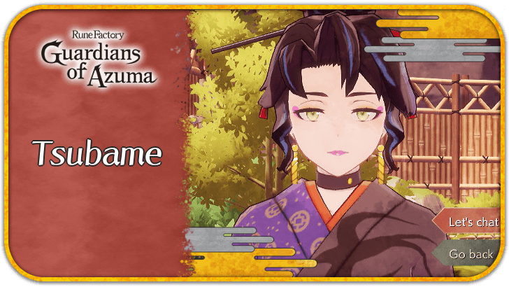 Rune Factory Guardians of Azuma Tsubame