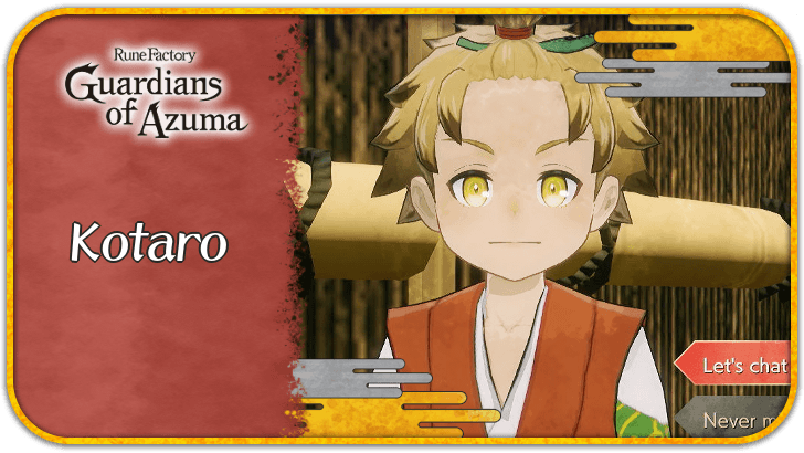 Rune Factory Guardians of Azuma Kotaro