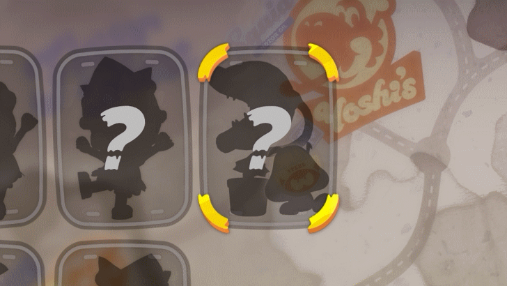 Piranha Plant and Goomba Icon with Question Mark