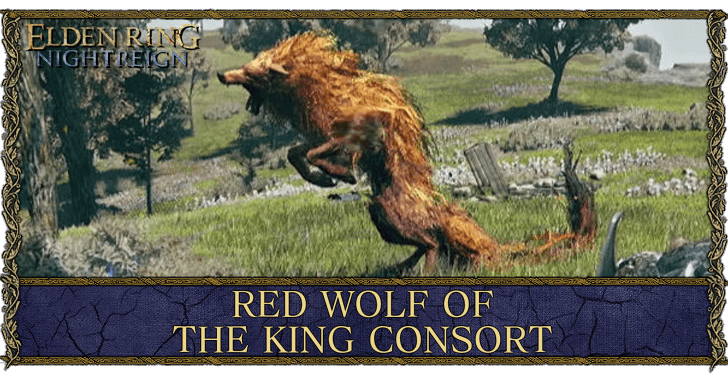 Elden Ring Nightreign Red Wolf of the King Consort