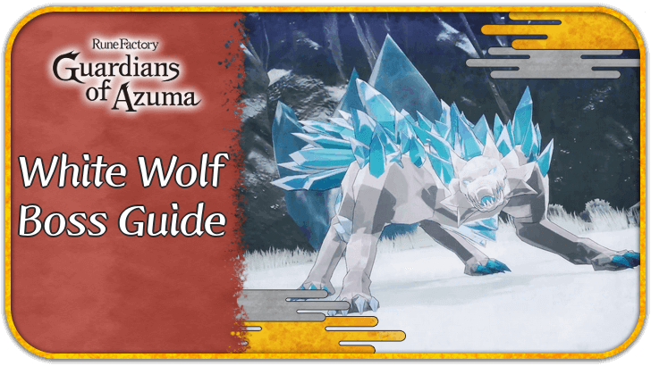 Rune Factory Guardians of Azuma White Wolf