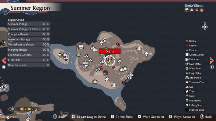 Frog Statue 46 Location