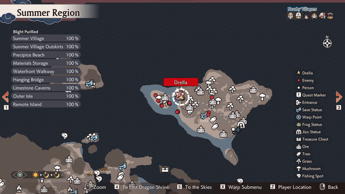 Frog Statue 48 Location