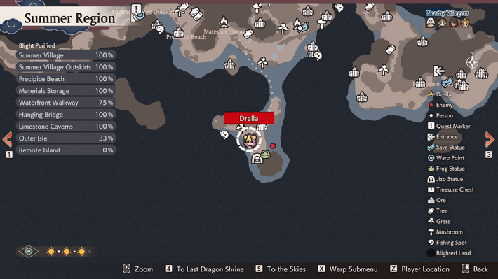 Frog Statue 49 Location