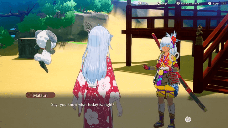 Speak to Matsuri During the Festival