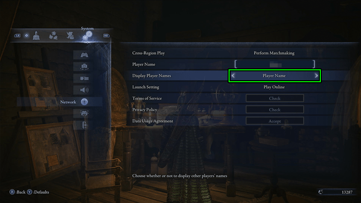 Toggle Player Name Display