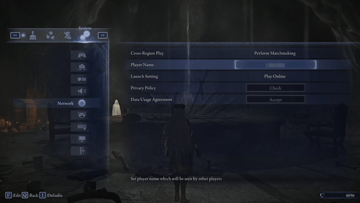 Go to Network Settings