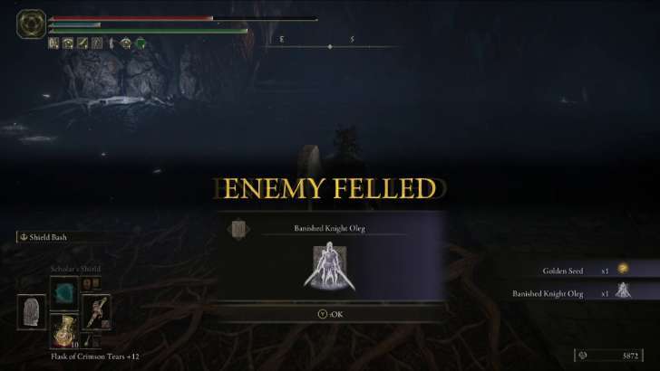 Obtain Banished Knight Oleg and Golden Seed