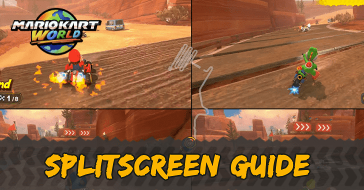 Mario Kart World How to Play Splitscreen