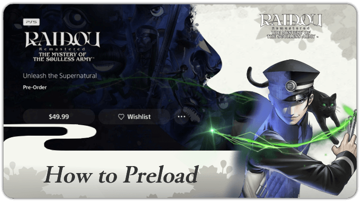 Raidou Remastered - How to Preload