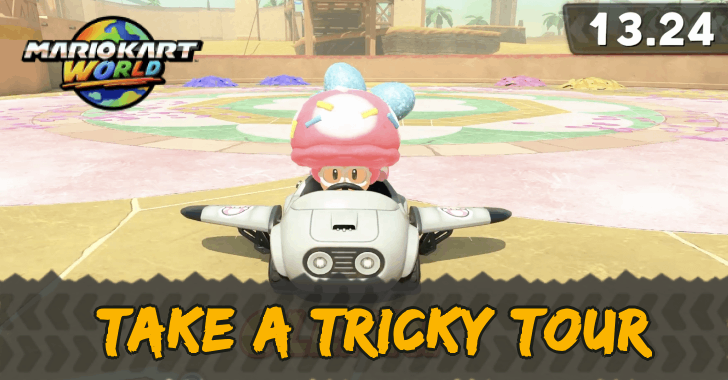Mario Kart World - Take a Tricky Tour Top Banner