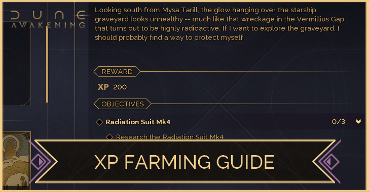 XP Farming Guide