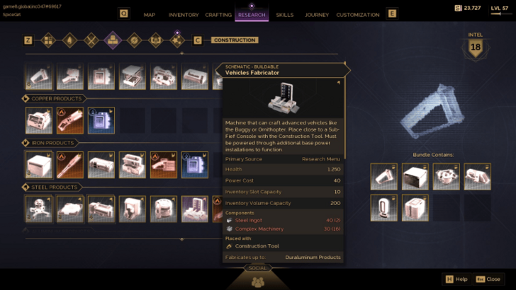 Research the Fabricators - Specialized Fabrication