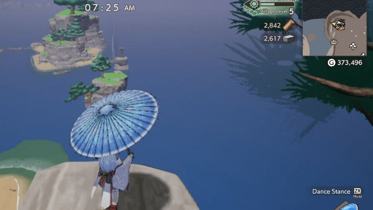 Glide towards Small Island