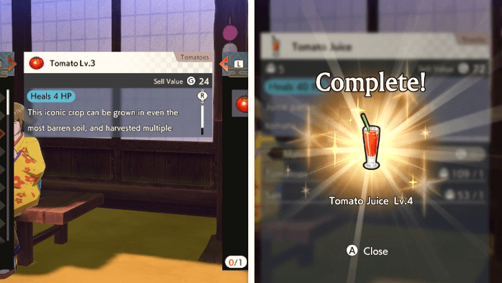 Cook Dishes with Higher Levels