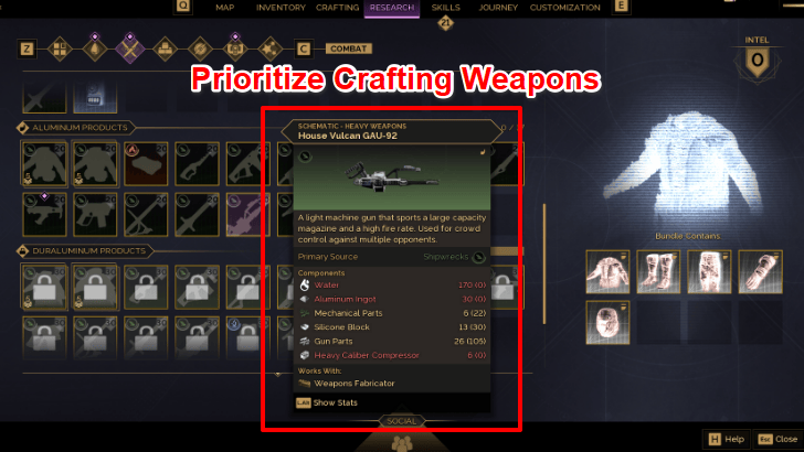 Weapon Crafting