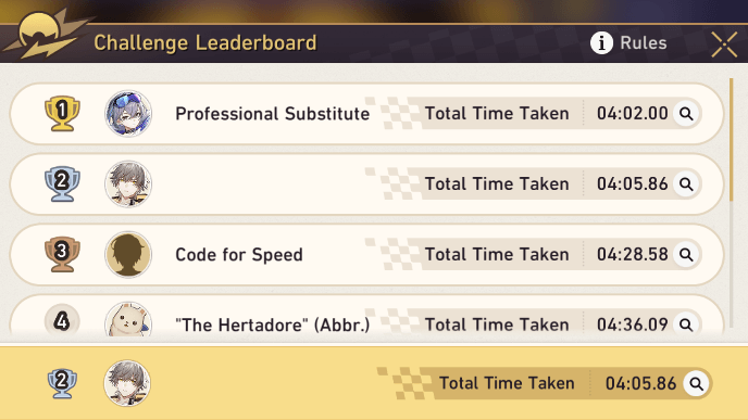 HSR Trace n Drift - Break Records in Challenge Race Mode