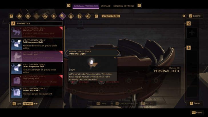 Research Personal Light