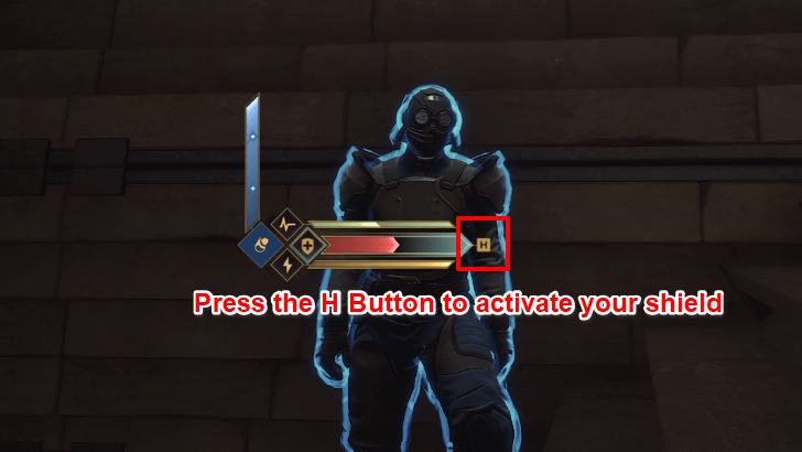 Press the H Button