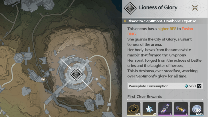 Chapter 2 Act 5 - Shadow of Glory - Lioness of Glory Arsinosa